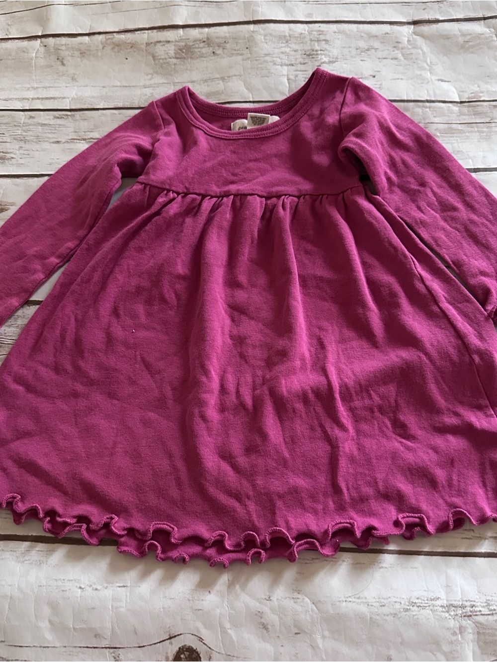 Peek Little Peanut mauve pink dress